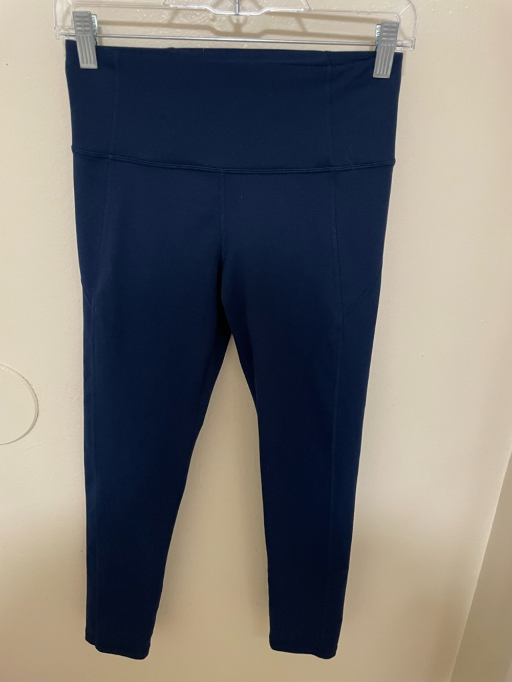 ✨Women’s Under Armour Navy Blue Leggings Size S - Picture 1 of 7